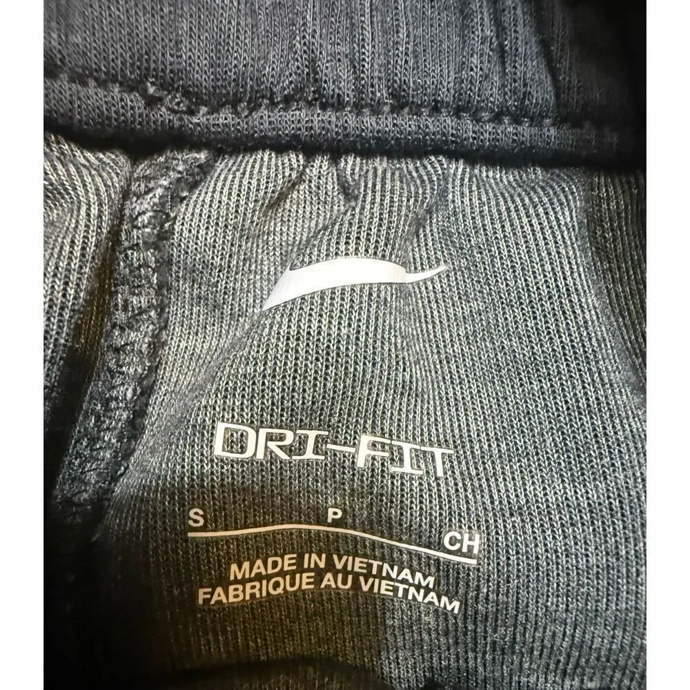 Nike Youth Dri-Fit Showtime Basketball Jogger Pants Black White Size Small